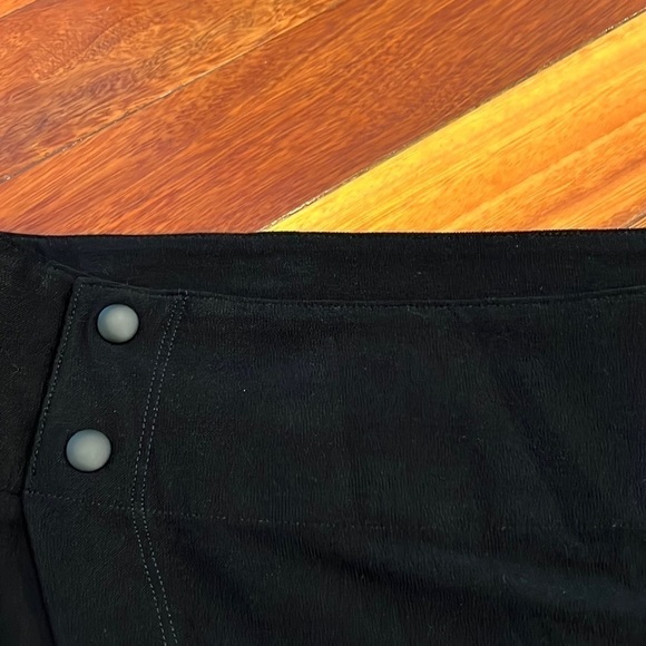 ⭐️ Eileen Fisher Wrap Skirt Black Size Large - Picture 3 of 7